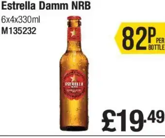 Makro Estrella Damm NRB 6x4x330ml offer