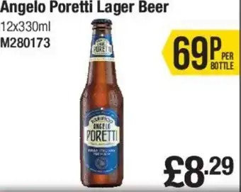 Makro Angelo Poretti Lager Beer 12x330ml offer