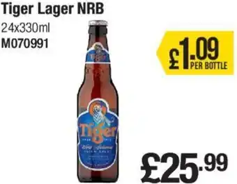 Makro Tiger Lager NRB 24x330ml offer