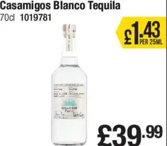 Makro Casamigos Blanco tequila 70cl offer