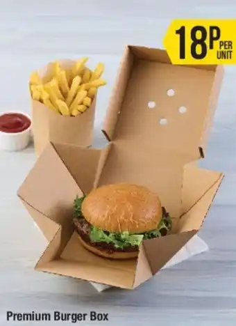Makro Premium Burger Box per Unit offer