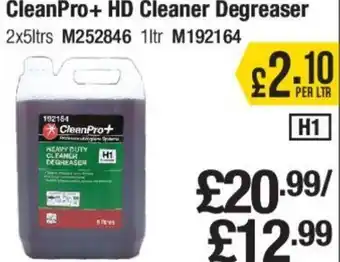 Makro CleanPro+ HD Cleaner Degreaser 2x5ltrs offer