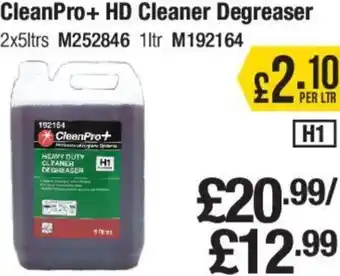 Makro CleanPro+ HD Cleaner Degreaser 1ltr offer