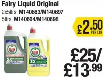 Makro Fairy Liquid Original 5ltrs offer