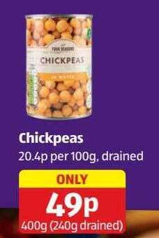 Aldi Chickpeas offer