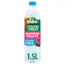 Tesco Volvic sugar free summer fruit water 1.5l offer