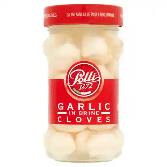 Tesco Polli garlic cloves in brine 190g offer