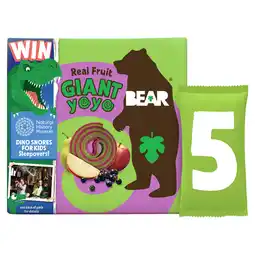 Tesco Bear giant yoyo apple & blackcurrant 5 x 20g offer
