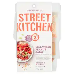 Tesco Street kitchen malaysian satay chicken meal kit 255g offer