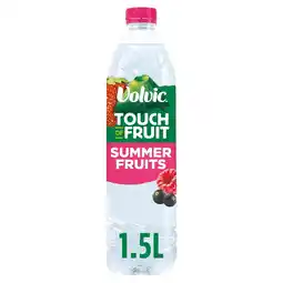 Tesco Volvic touch of fruit summer fruits 1.5ltr offer