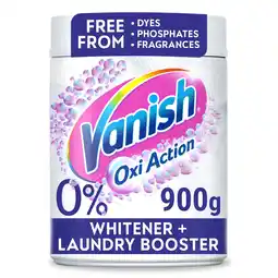 Tesco Vanish white oxi action chlorine/ bleach free 900g offer