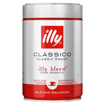 Tesco Illy espresso ground coffee 250g offer