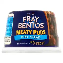 Tesco Fray bentos just steak pudding 200g offer