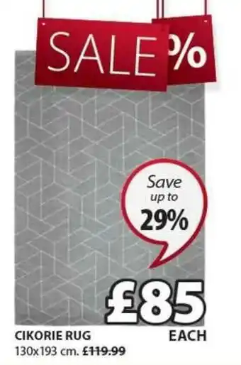JYSK Cikorie Rug offer