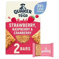 Tesco Quaker porridge to go mixed berries 2x55g offer
