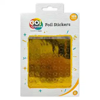 Tesco Go create foil stickers offer