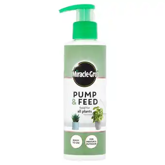 Tesco Miracle gro pump & feed original offer