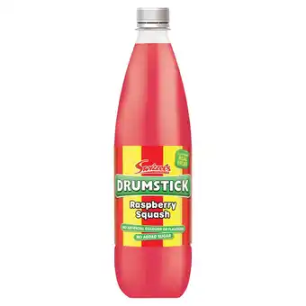 Tesco Swizzels drumstick raspberry squash no added sugar squash 1 litre offer