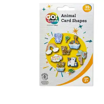 Tesco Go create animal card shapes offer
