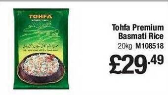 Makro Tohfa premium basmati rice offer