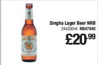 Makro Singha lager beer nrb offer