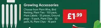 Lidl Growing accessories offer