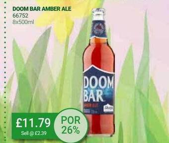 Bestway Doom bar amber ale offer