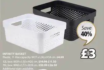 JYSK Infinity basket offer