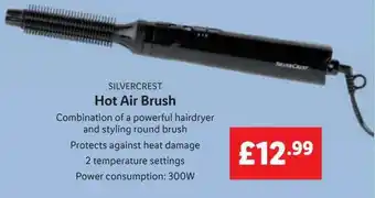 Lidl Silvercrest hot air brush offer