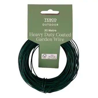 Tesco Tesco heavy duty coated garden wire 30m offer