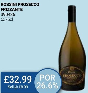 Bestway Rossini Prosecco Frizzante 6x75cl offer