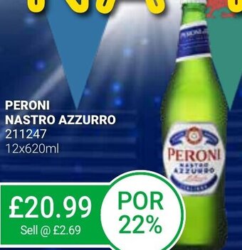 Bestway Peroni Nastro Azzurro 12x620ml offer