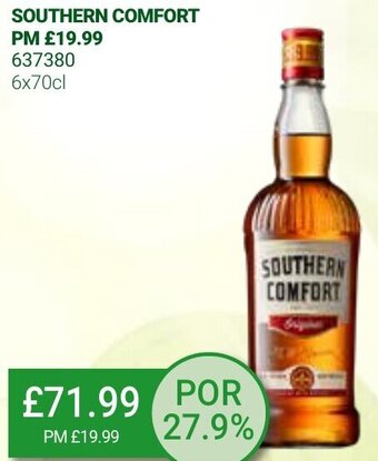 Bestway Southern Comfort 6x70cl offer