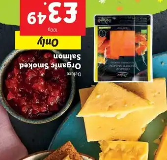 Lidl Organic Smoked Salmon 100g offer
