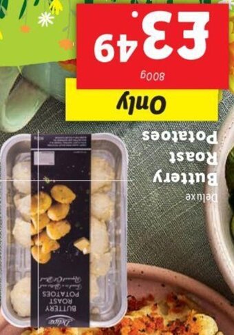 Lidl Deluxe Buttery Roast Potatoes 800g offer