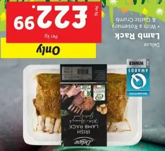 Lidl Deluxe Lamb Rack offer