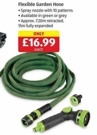 Aldi Flexible garden hose offer