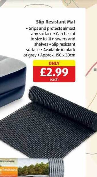 Aldi Slip resistant mat offer