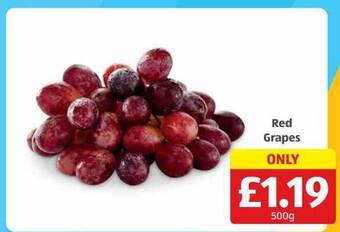 Aldi Red grapes offer