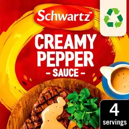 Tesco Schwartz creamy pepper sauce 25g offer