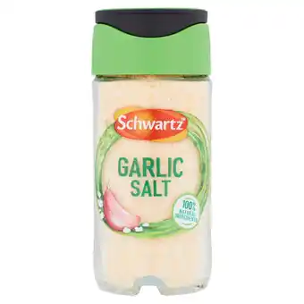 Tesco Schwartz garlic salt 73g offer