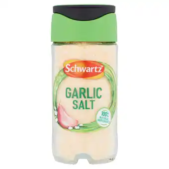 Tesco Schwartz garlic salt 73g offer