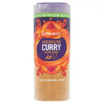 Tesco Schwartz medium curry powder 90g offer