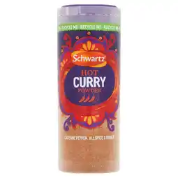 Tesco Schwartz hot curry powder 85g offer