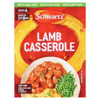 Tesco Schwartz authentic lamb casserole mix 35g offer