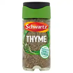 Tesco Schwartz thyme 11g jar offer