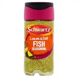 Tesco Schwartz fish seasoning 55g offer