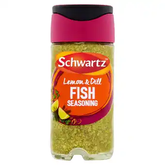 Tesco Schwartz fish seasoning 55g offer