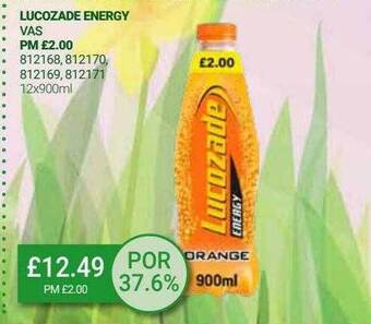 Bestway Lucozade energy offer