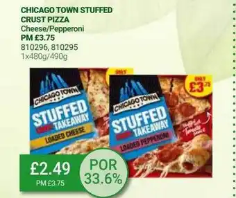 Bestway Chicago town stuffed crust pizza offer